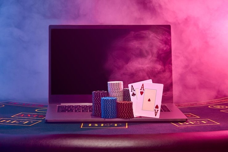 Papan statistik historis menampilkan hasil dadu dan multiplier terbaru